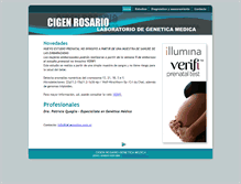 Tablet Screenshot of igl-genetica.com.ar